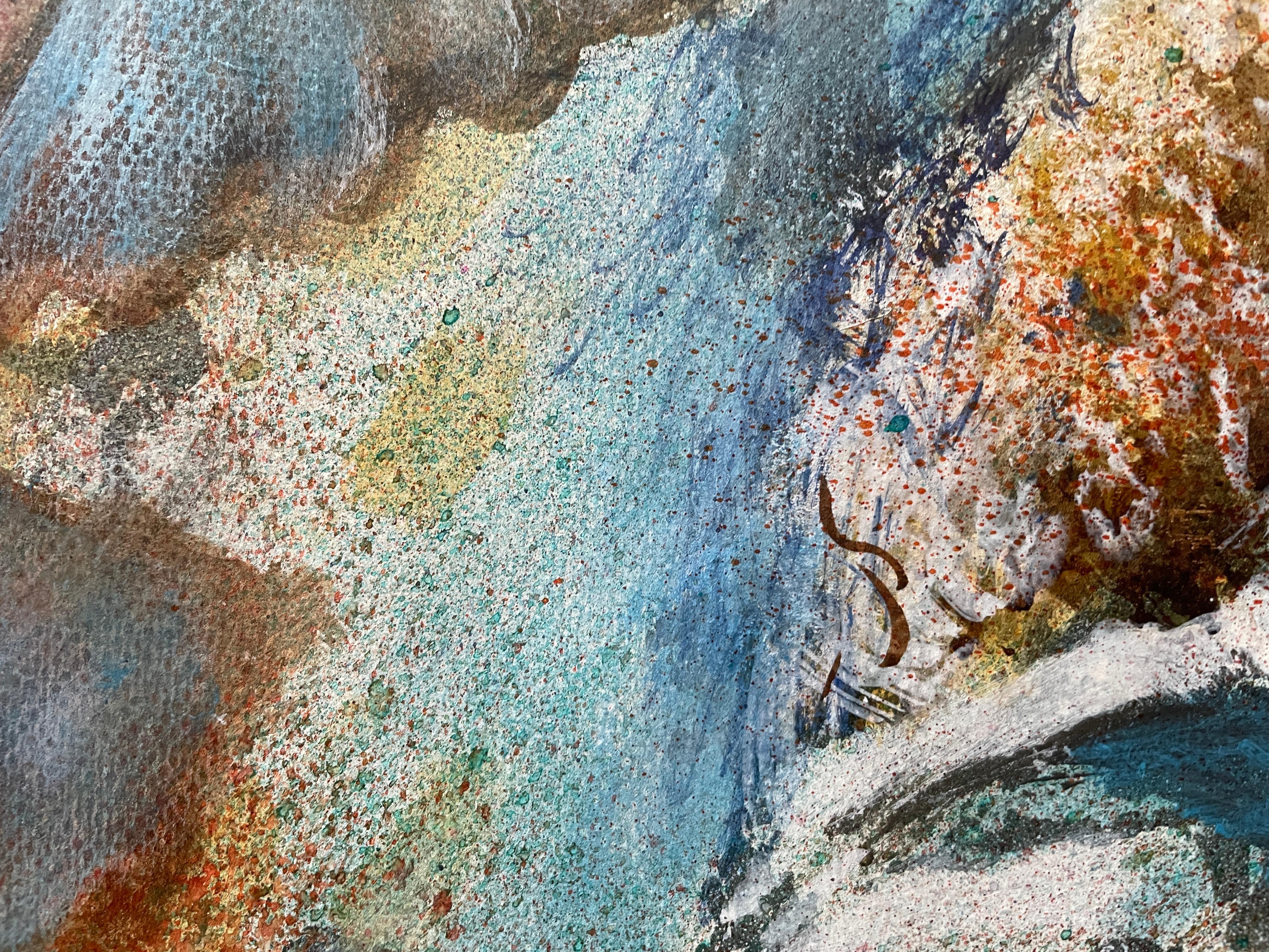 Dieses bezaubernde Kunstwerk zeigt ein junges Mädchen inmitten eines Wirbels von ätherischen Tauben und verbindet Realismus mit traumhaften Elementen. Der Ausdruck des Kindes strahlt Unschuld und Staunen aus, sein Haar weht wild, als würde es von