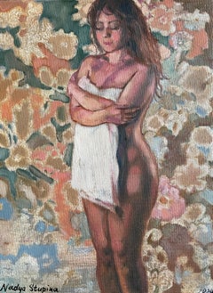 Girl with a towel