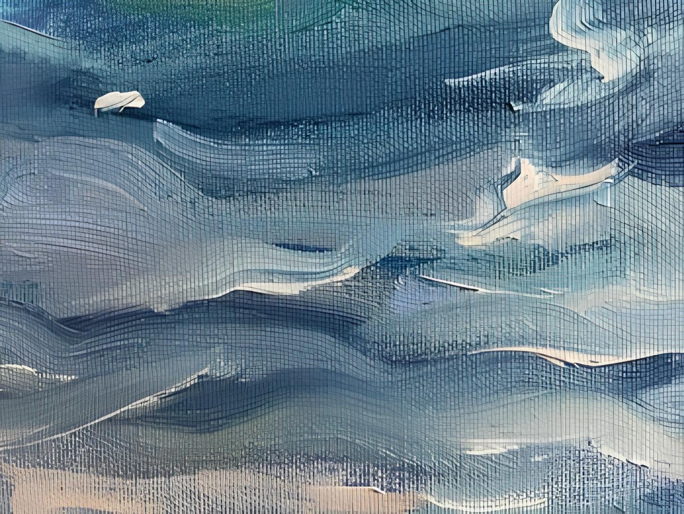 In crafting this piece, I was deeply moved by the serene interplay of humanity and the sea. Employing oil paints, I tapped into the impressionistic soul, capturing the fleeting caress of light on water and the tranquility of a solitary figure