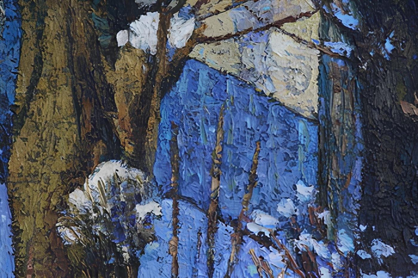 In the rays of the sun, Painting, Oil on Canvas For Sale 1
