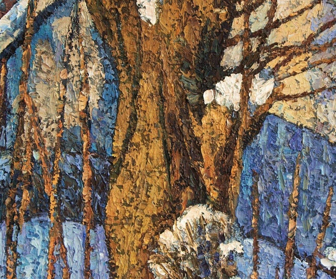 In the rays of the sun, Painting, Oil on Canvas For Sale 3