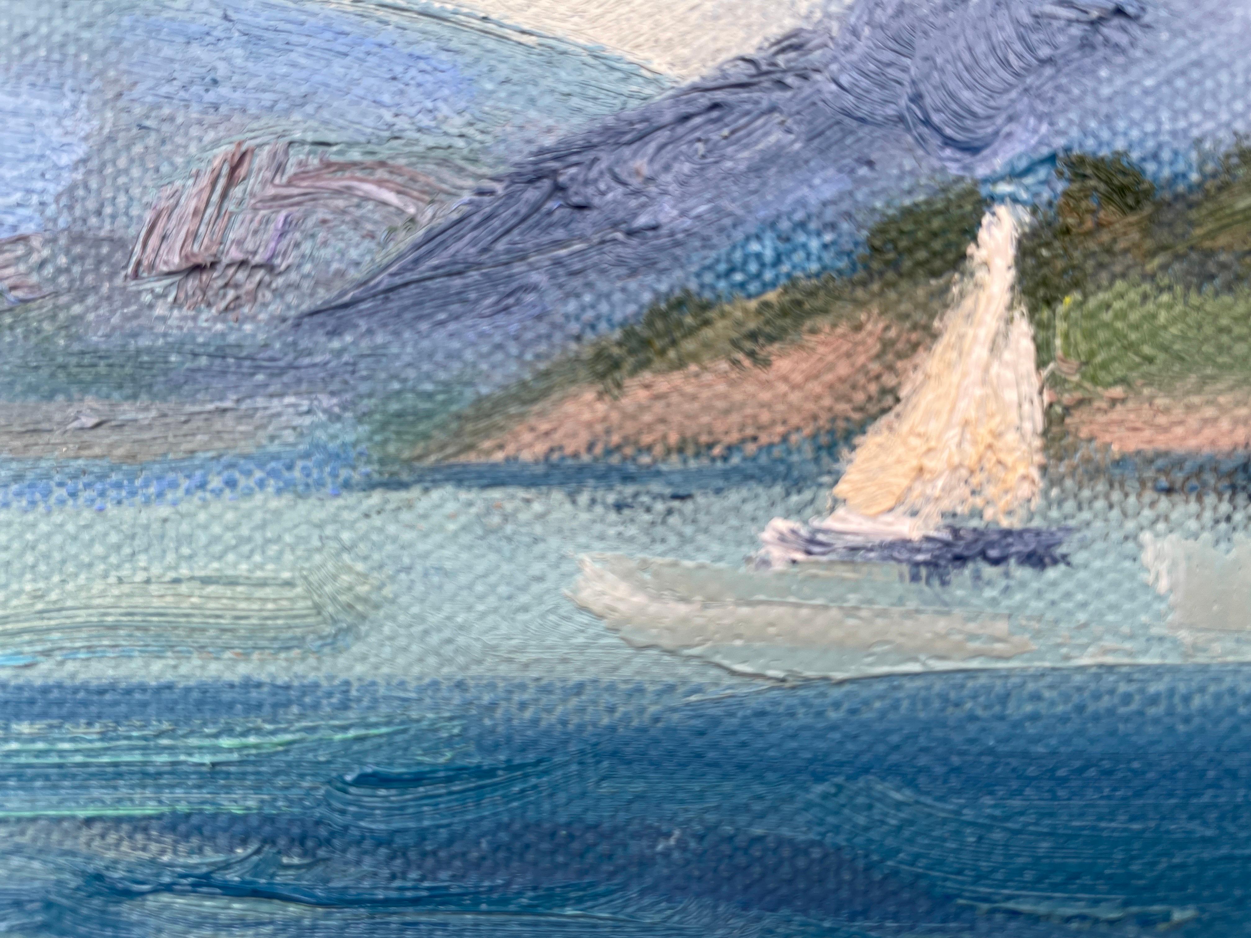 Katten - Landscape Painting Grigio di Nadezda Stupina