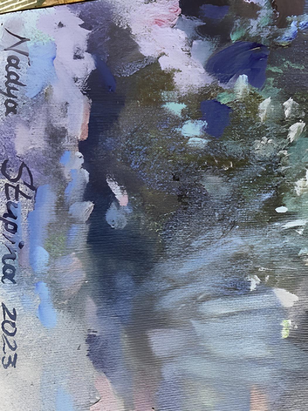 Questa opera d'arte è la mia ode alla bellezza intrecciata della natura, realizzata con la delicata danza dell'acrilico e dell'olio. Abbracciando l'anima dell'impressionismo, ho infuso in ogni tratto la serenità delle Alpi francesi, i loro sussurri