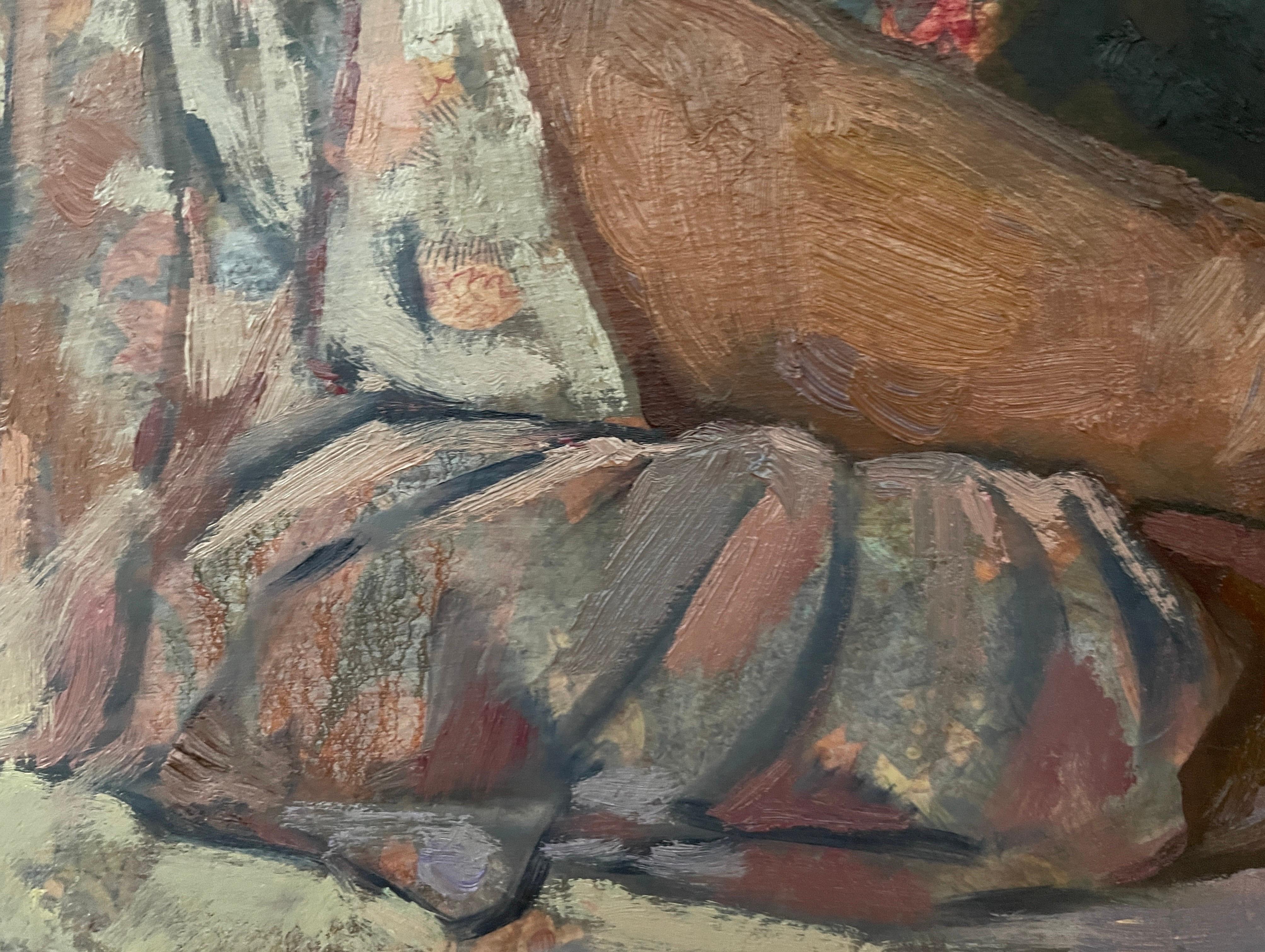 Morris' Liebhaber 4 Akt, zeitgenössisch, figurativ, Ölgemälde. – Painting von Nadezda Stupina