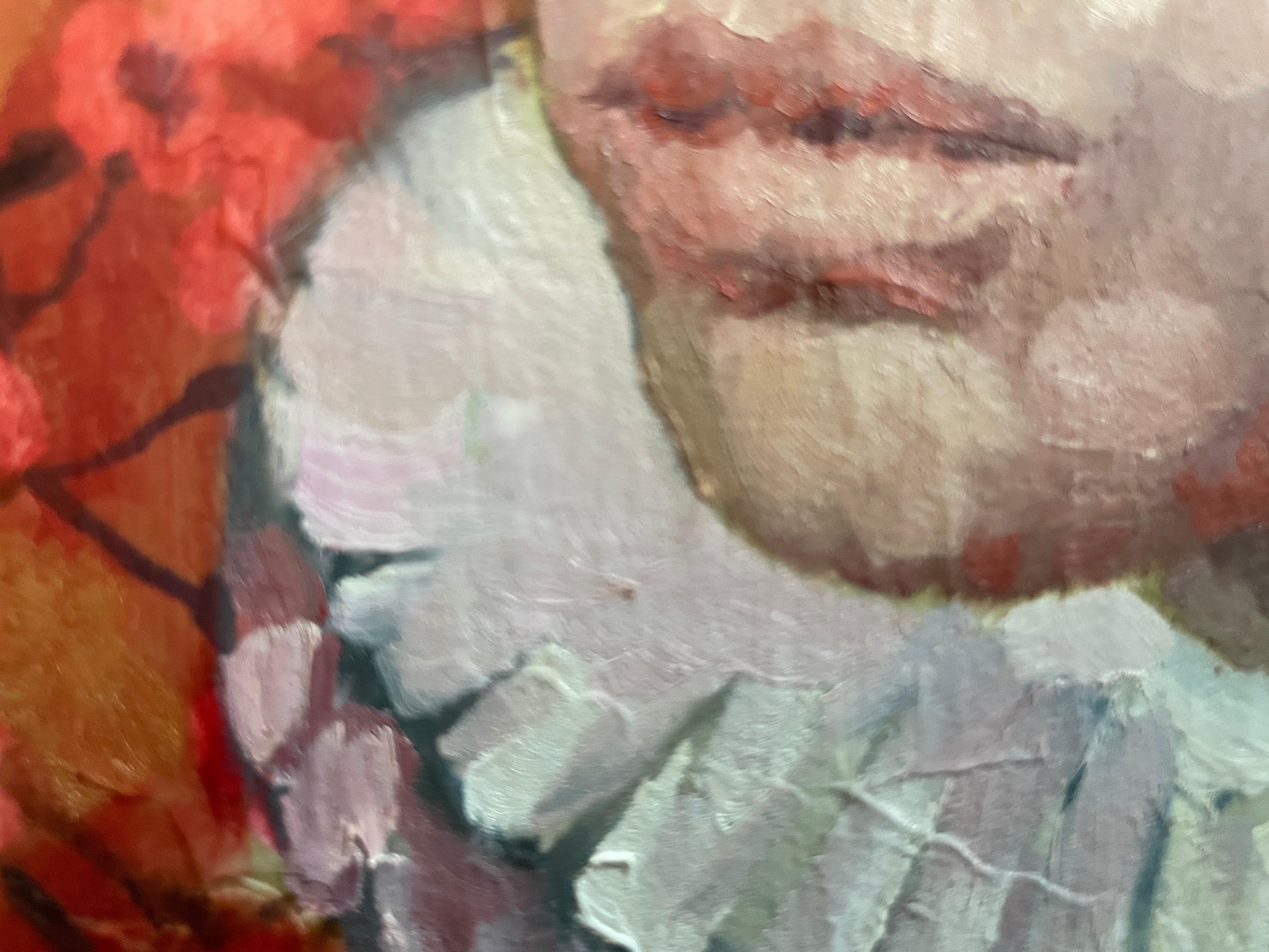 Nicole - Painting Contemporaneo di Nadezda Stupina