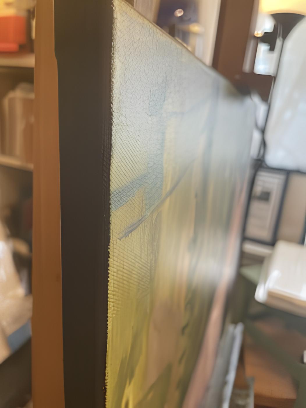 « Modèle nu » Étude figurative impressionniste. Huile sur toile en vente 2