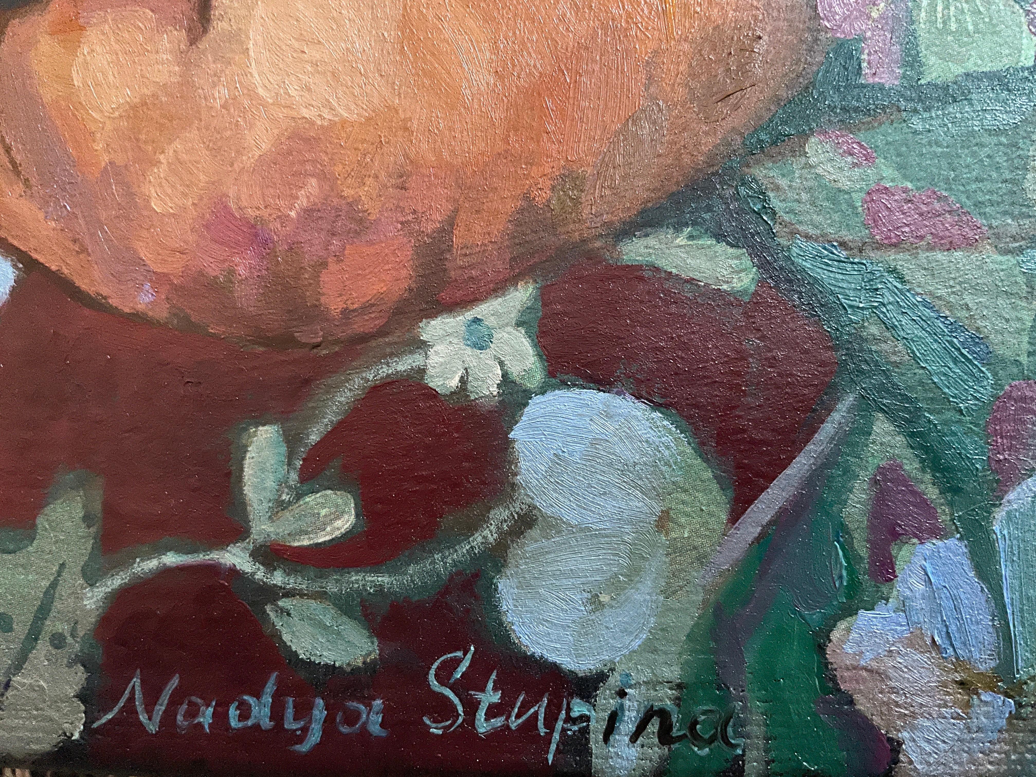 Romance al desnudo - Painting Moderno de Nadezda Stupina