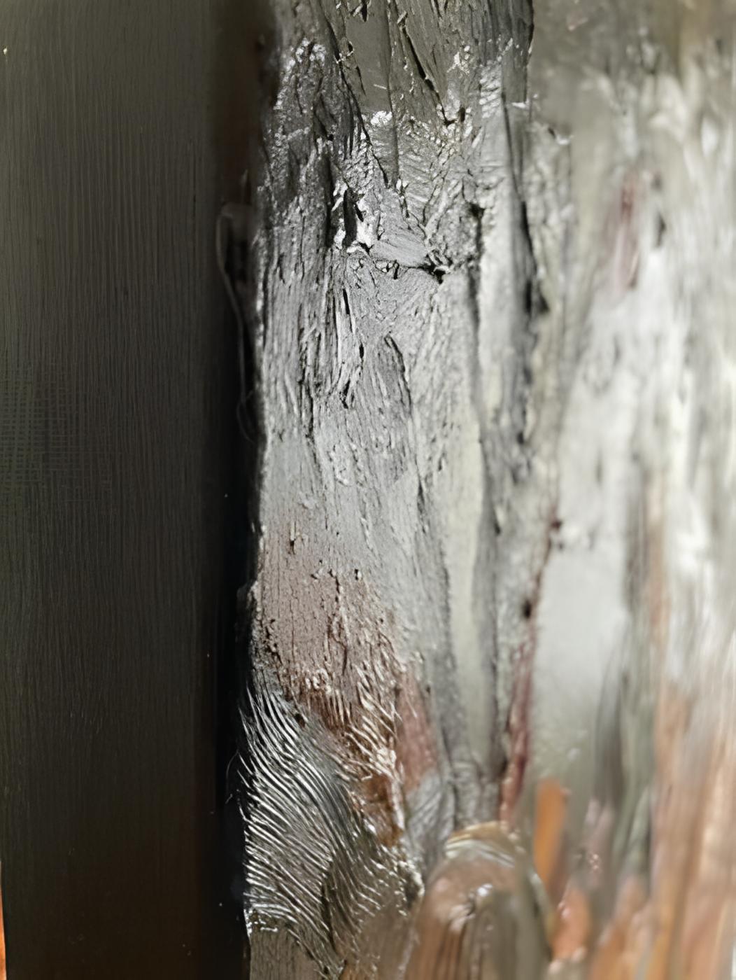In questo dipinto a olio dalla texture ricca, ho cercato di catturare la complessità della forma umana attraverso una danza di colori e pennellate vigorose. L'approccio semi-astratto intreccia emozioni e fisicità, creando una tensione dinamica.