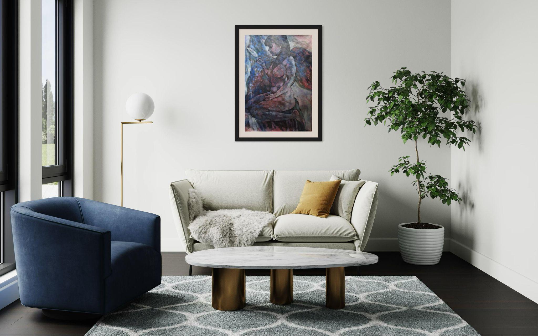 Nackt.Zwielicht. – Painting von Nadezda Stupina