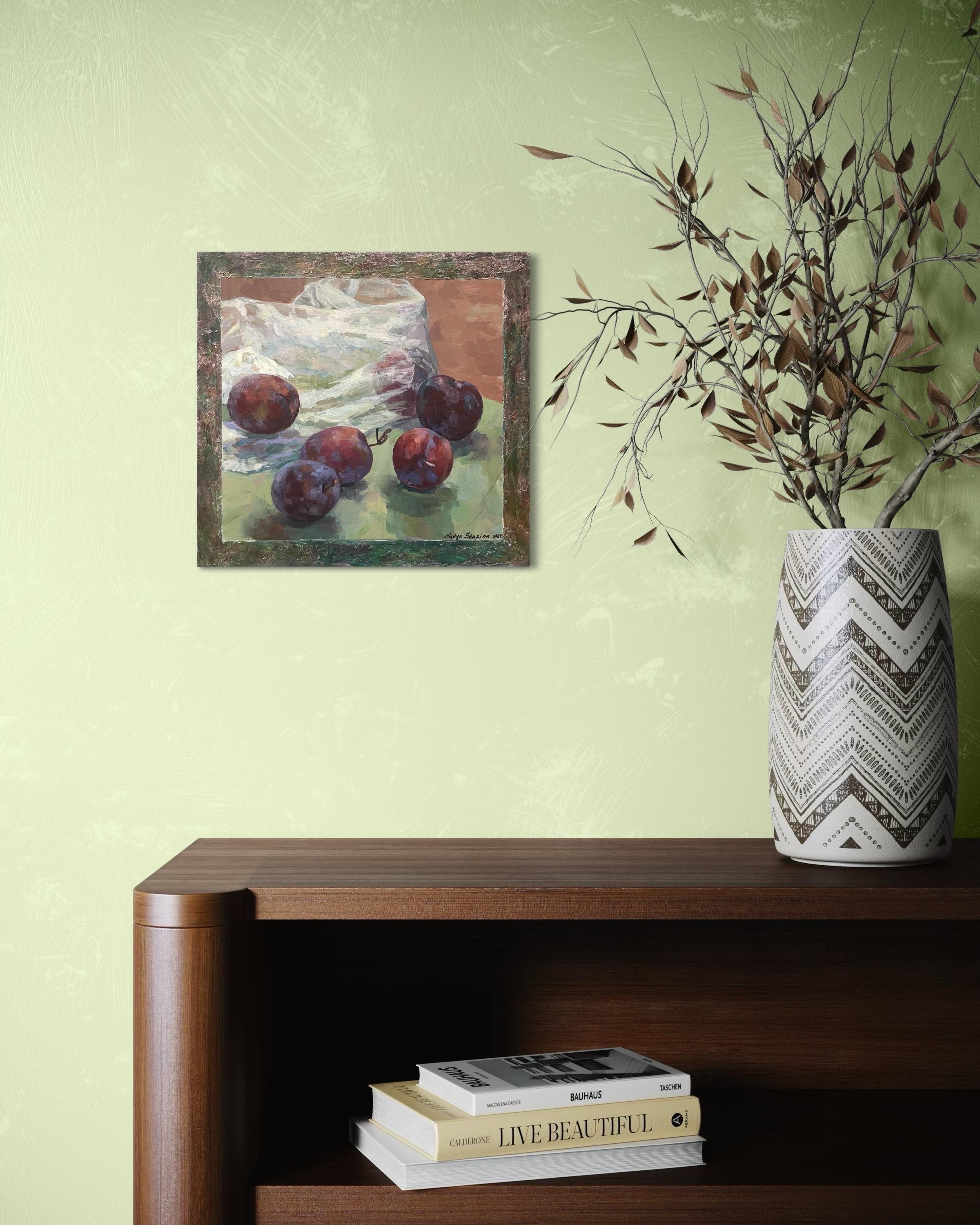 Prugne - Painting di Nadezda Stupina