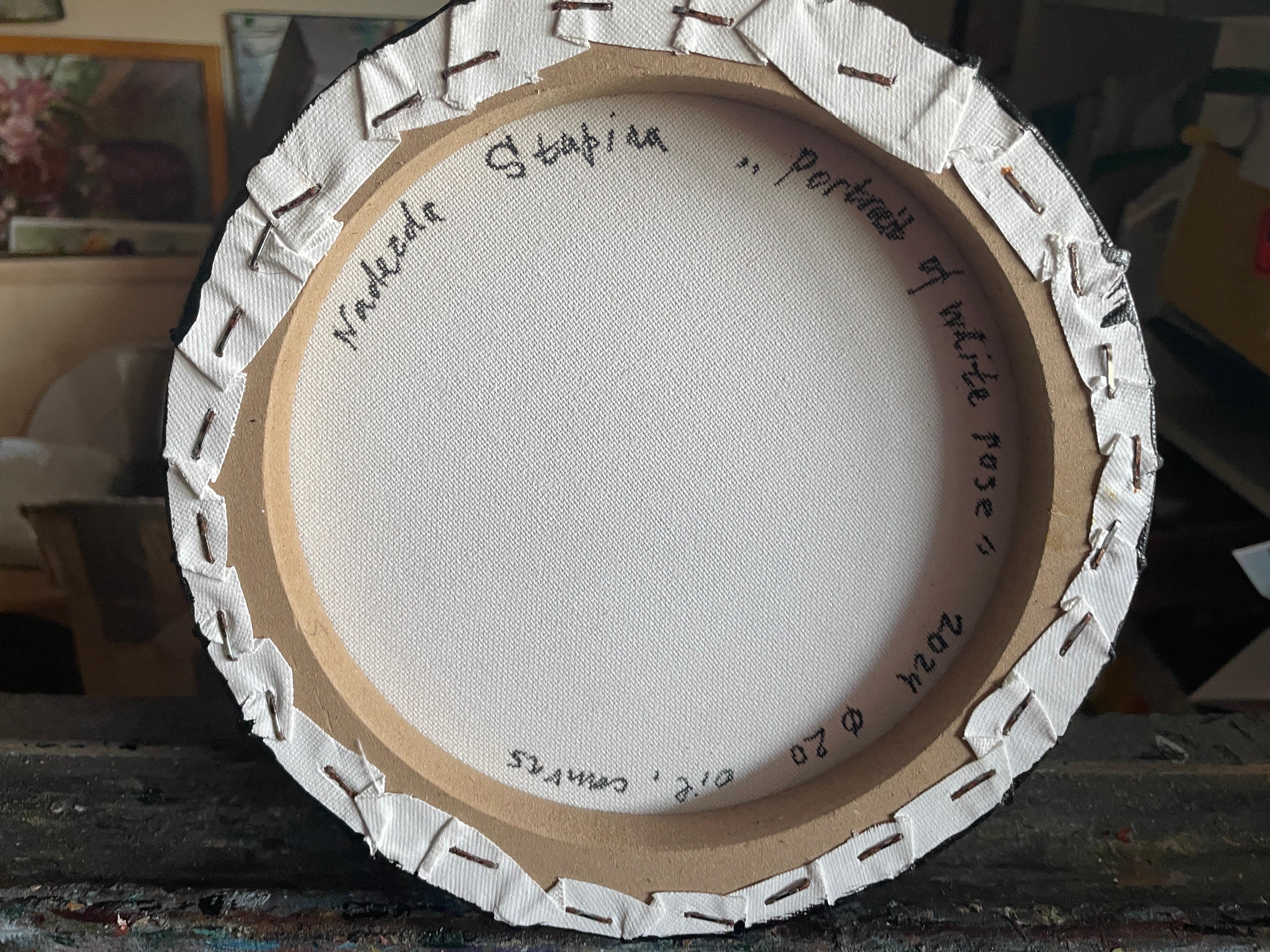 Retrato de rosa blanca en venta 1