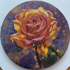 Portrait of yellow rose