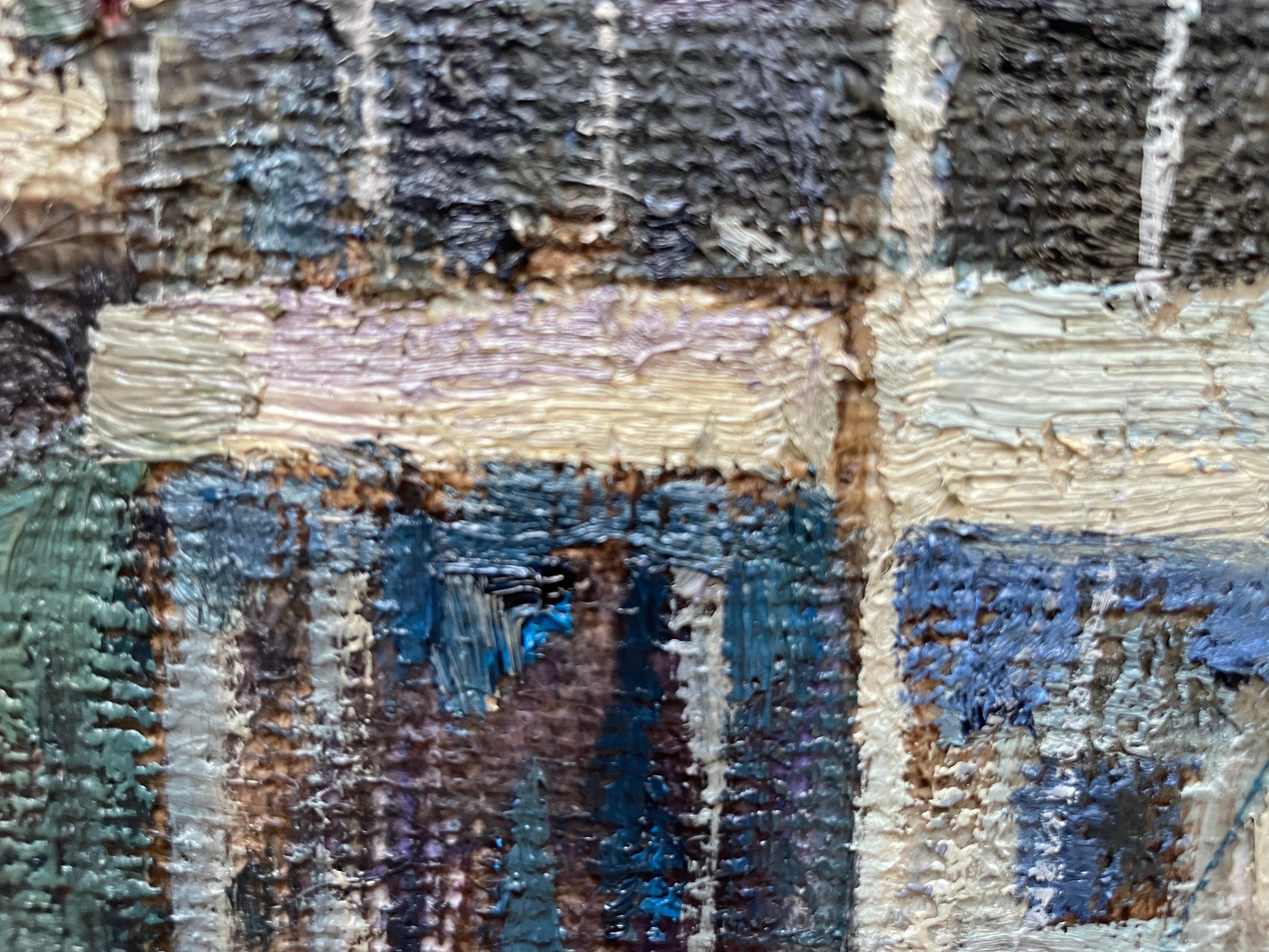 I ritmi di Ålesund - Painting Postimpressionismo di Nadezda Stupina