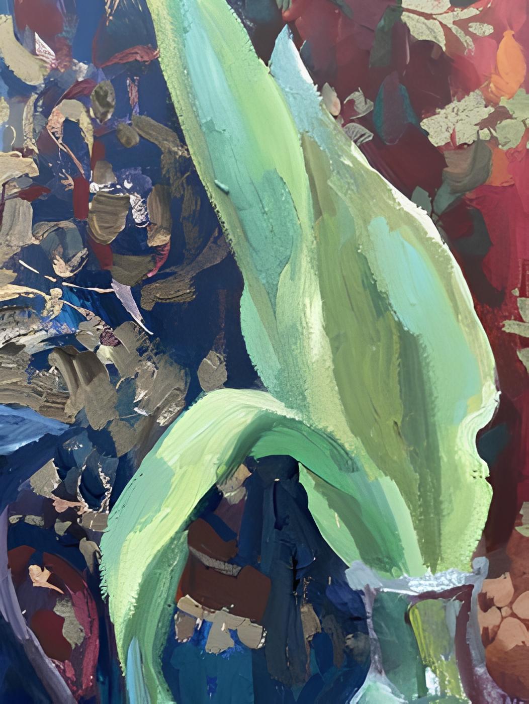 Still life with pink tulip 1