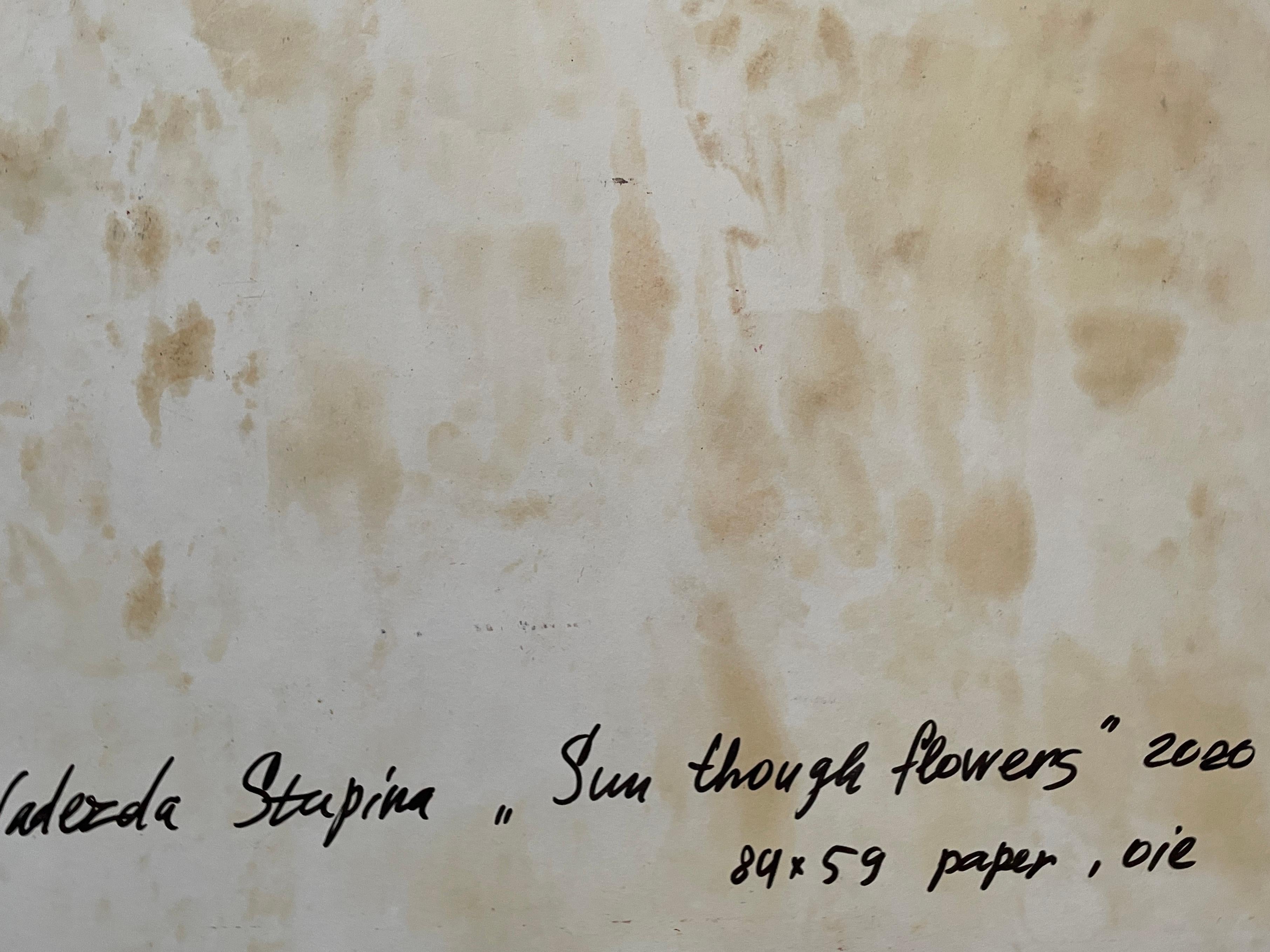 Le soleil à travers les fleurs en vente 2