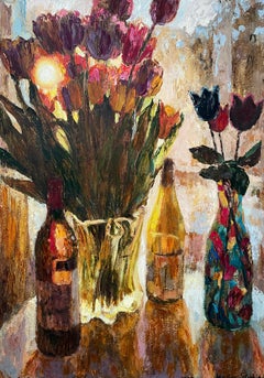 Il sole attraverso i fiori