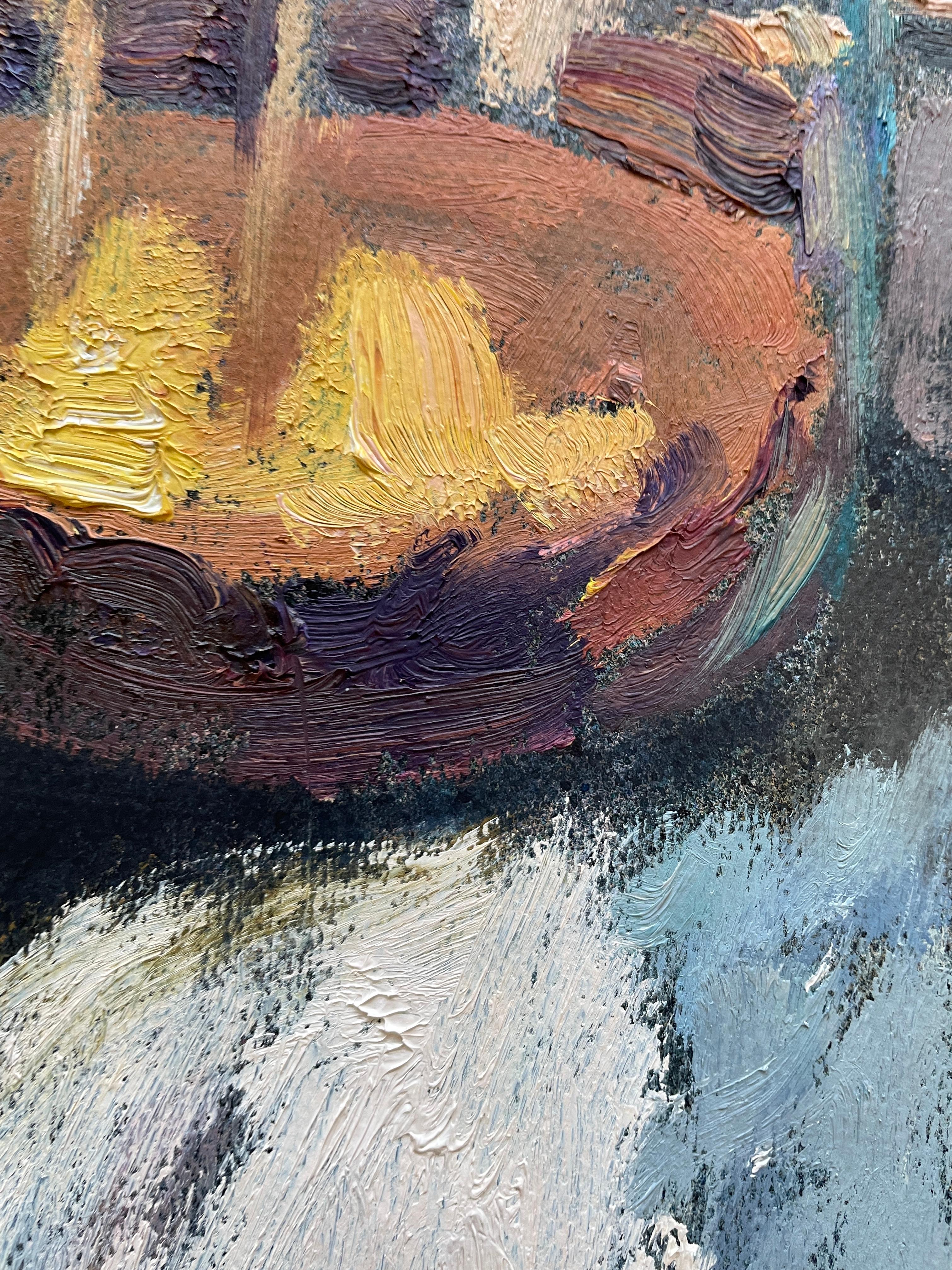 «The sun in my house. Sun in the glass jars»  Original  vertical still life. For Sale 1