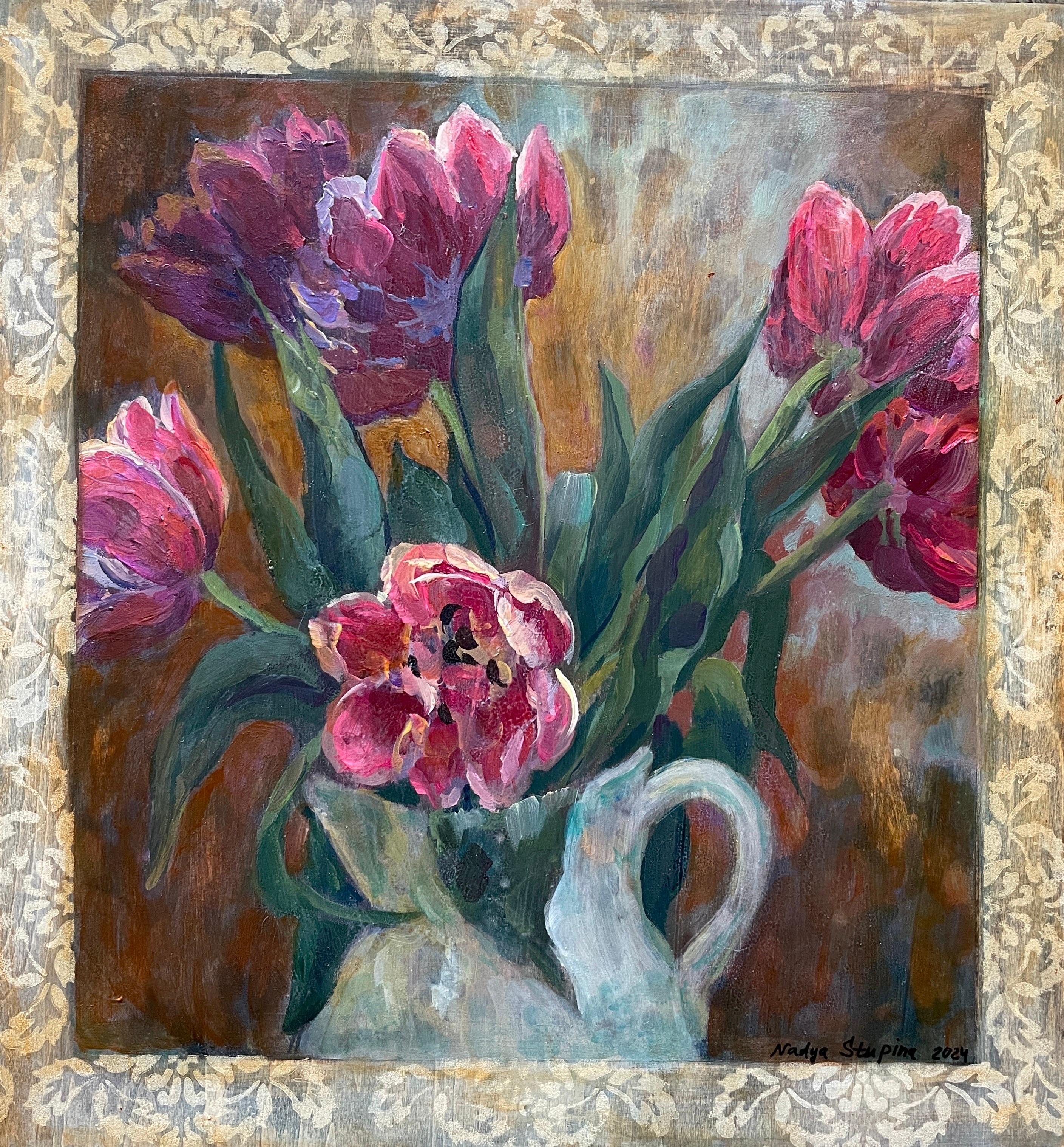 Still-Life Painting di Nadezda Stupina - Tulipani