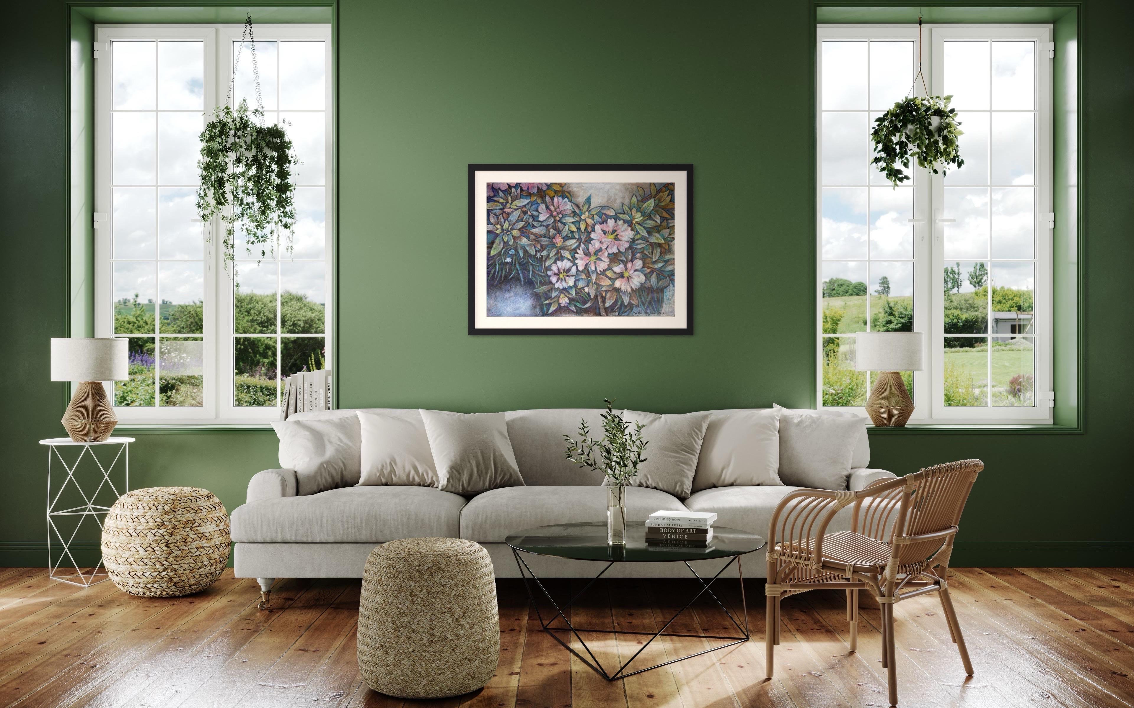 Il giardino di Victoria - Painting Altro stile artistico di Nadezda Stupina