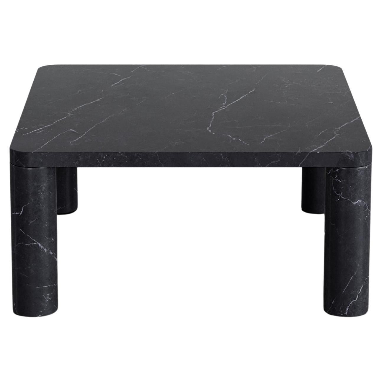 Nadia 70 coffee table by Agglomerati 
Dimensions: D 70 x W 70 x H 33 cm 
Materials: Black Marquina. Available in other stones. 

Agglomerati is a London-based studio creating distinctive stone furniture. Established in 2019 by Australian