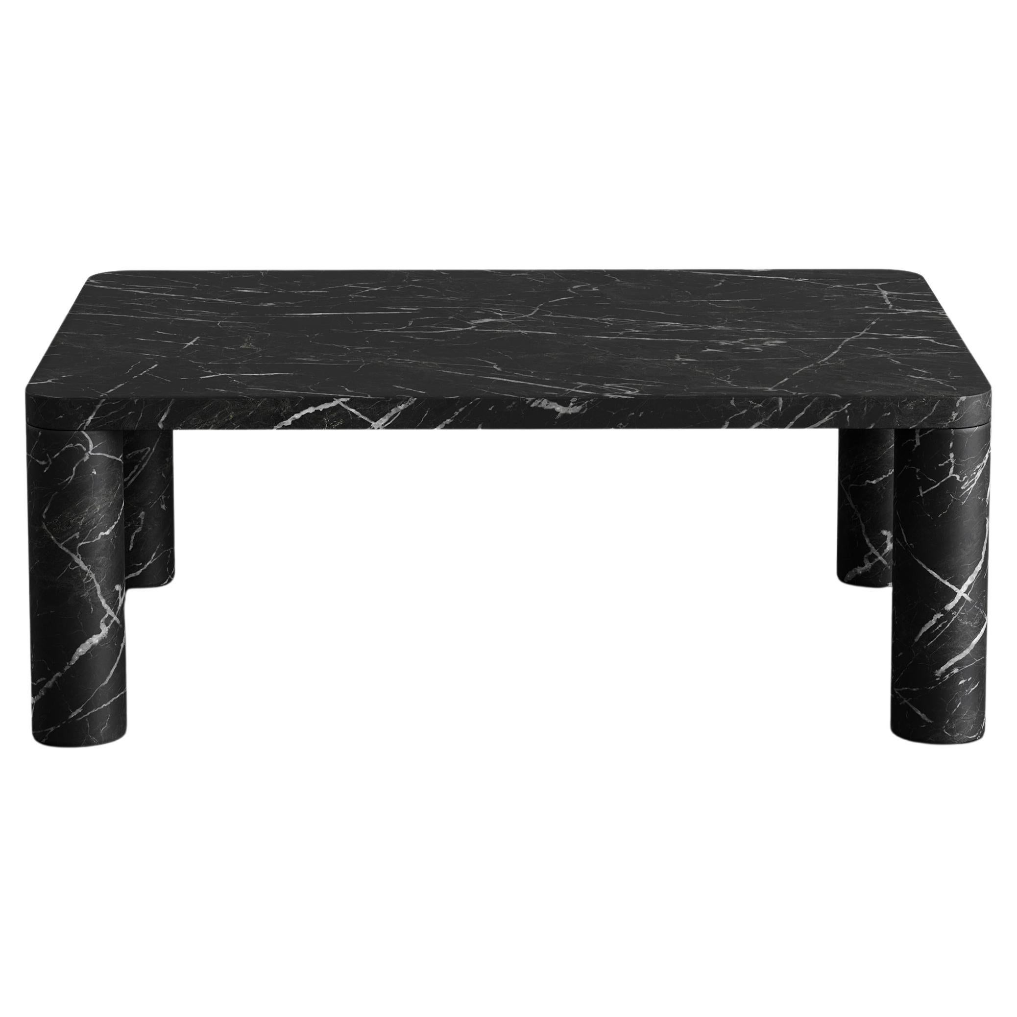 Nadia 96 Marble Coffee Table by Agglomerati For Sale