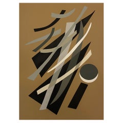 Nadia Leger - Futurism Silkscreen - circa 1970