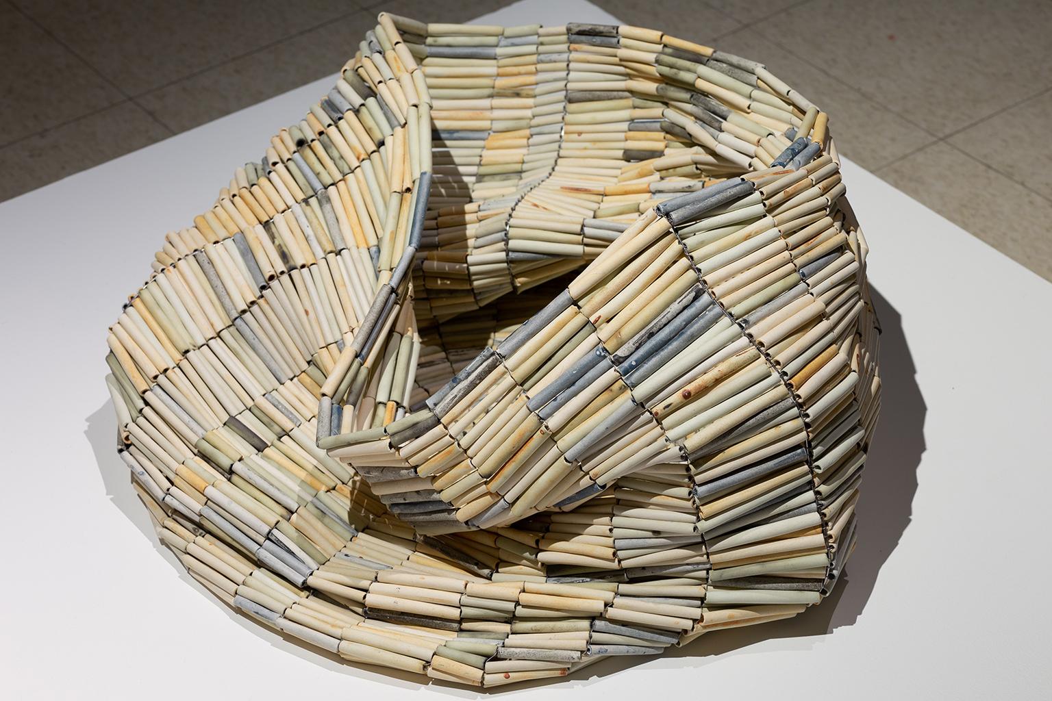 Untitled (Tobacco Barrel) - Sculpture by Nadia Myre