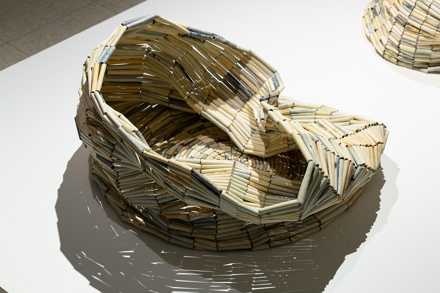 Untitled (Tobacco Barrel) - Contemporary Sculpture by Nadia Myre