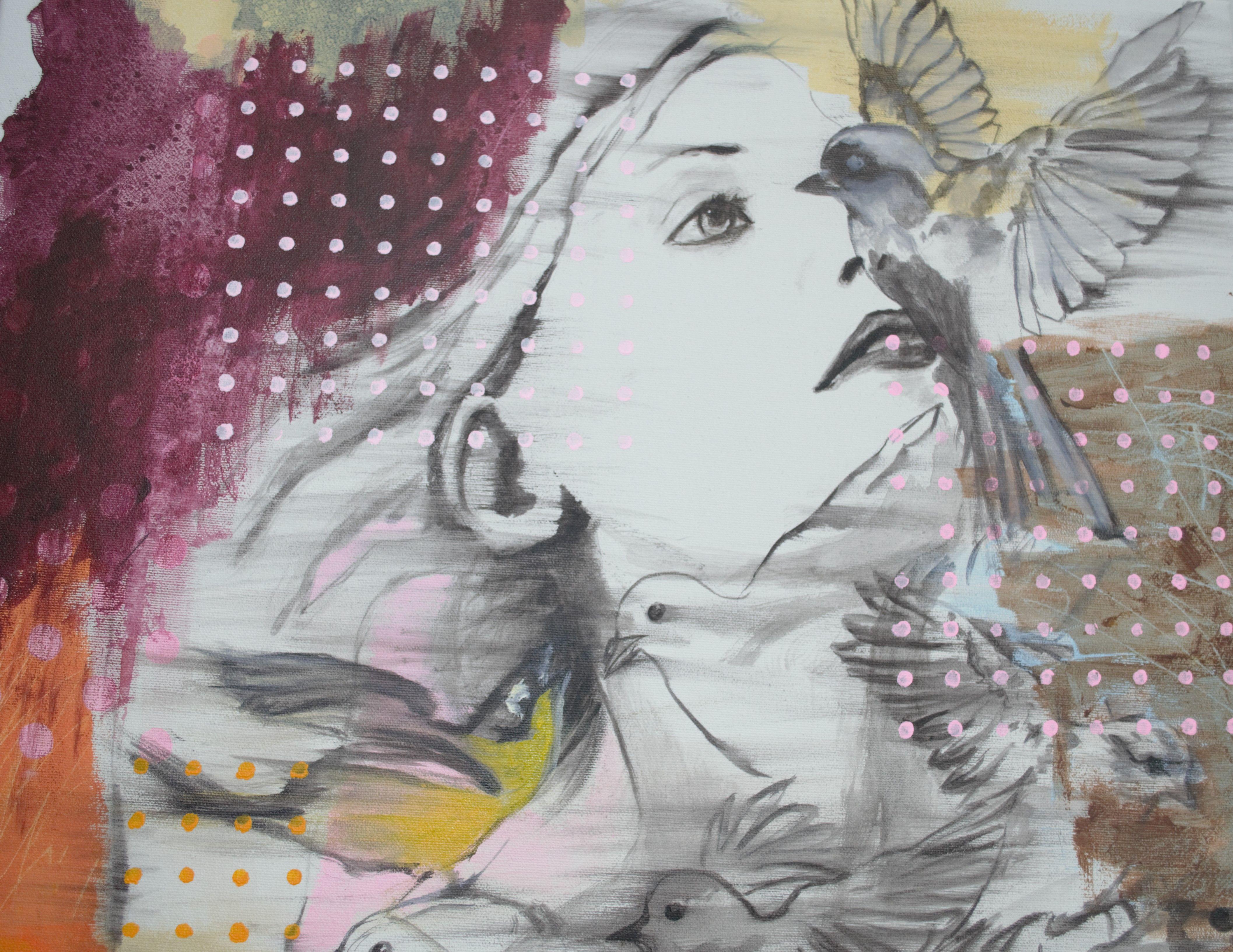 Invasione, tecnica mista su tela - Mixed Media Art Contemporaneo di Nadia NL
