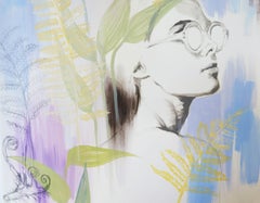 Fern, Painting, Acrylic on Paper