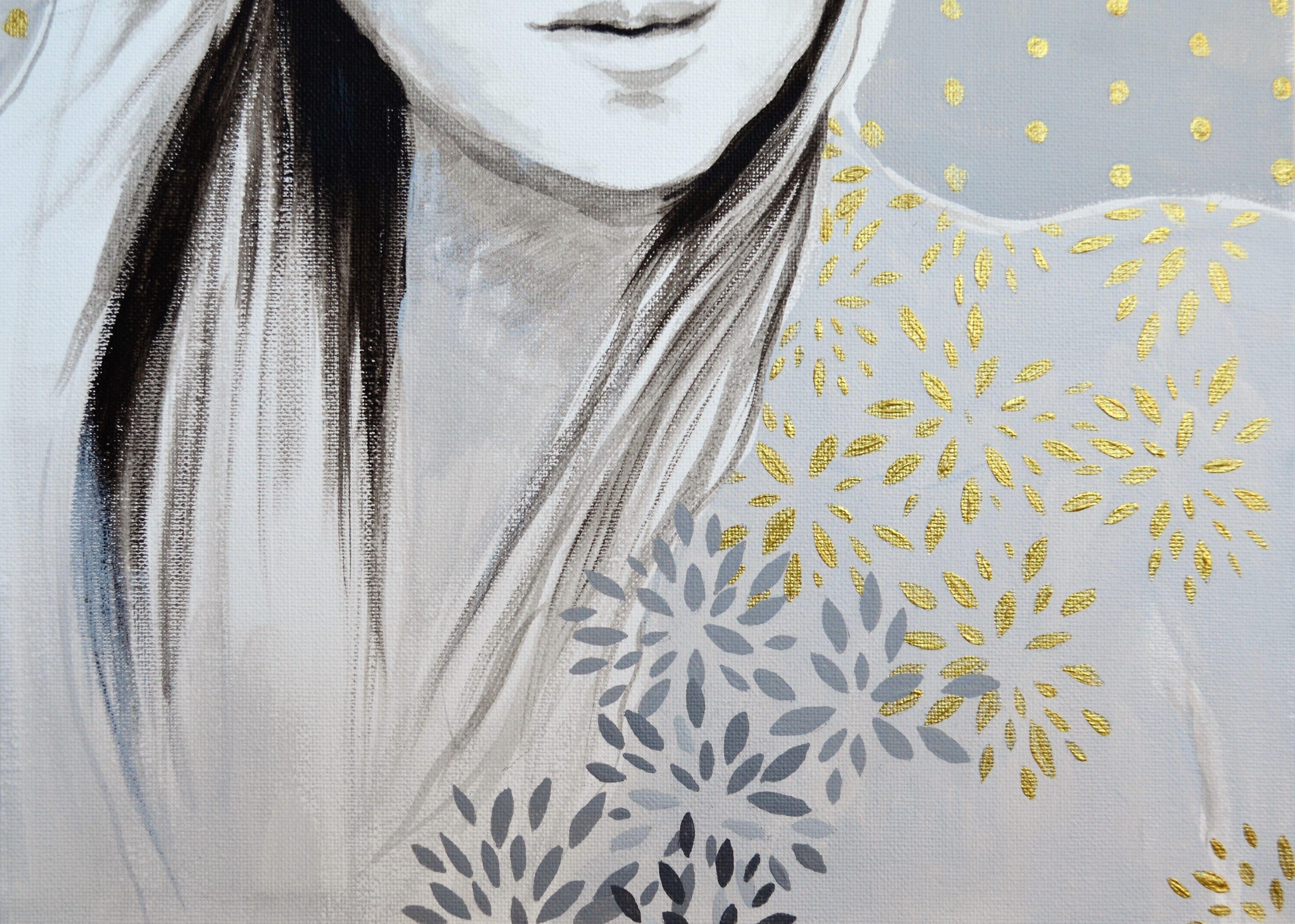 Forever Young, Pintura, Acrílico sobre lienzo - Painting Contemporáneo de Nadia NL