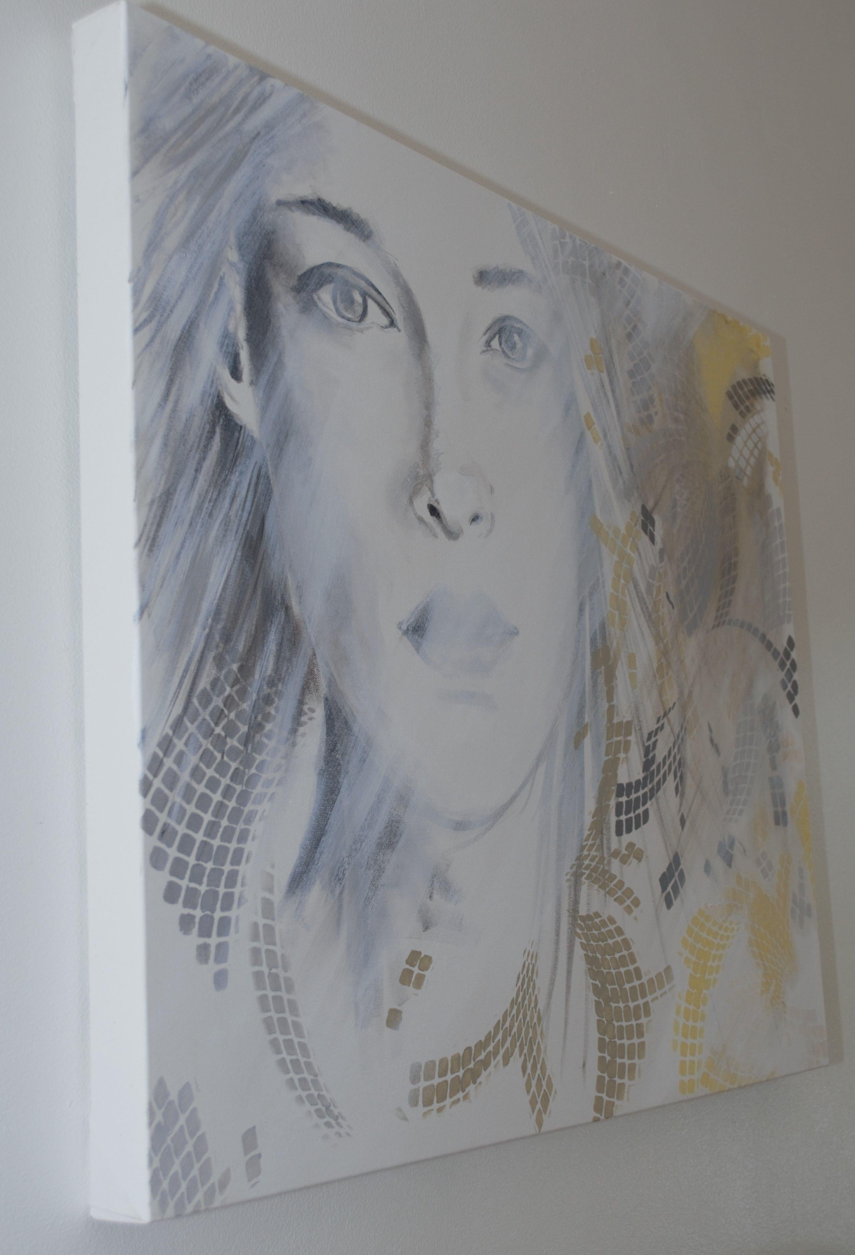 Grigio, Pittura, Acrilico su tela in vendita 1
