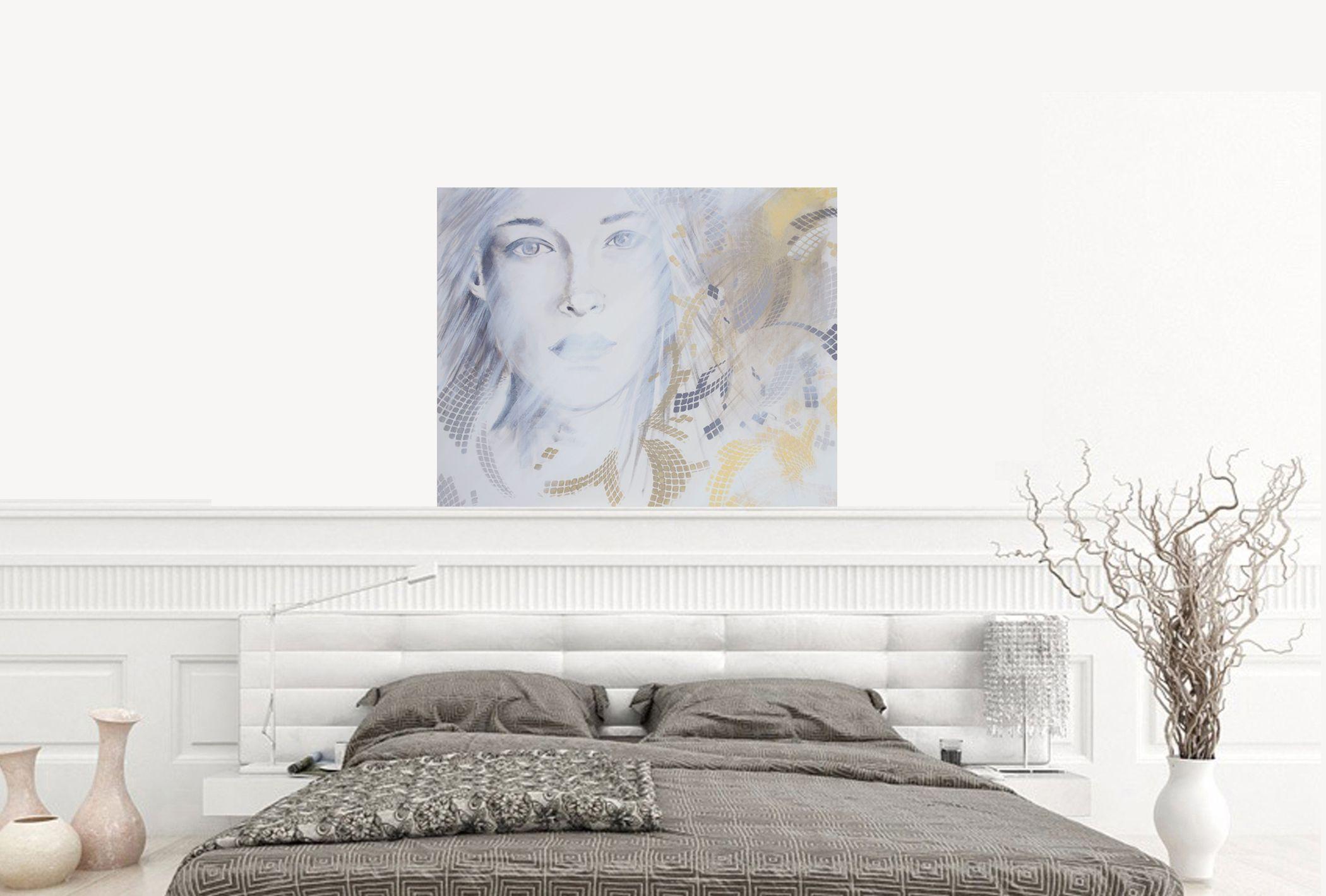 Grigio, Pittura, Acrilico su tela in vendita 2
