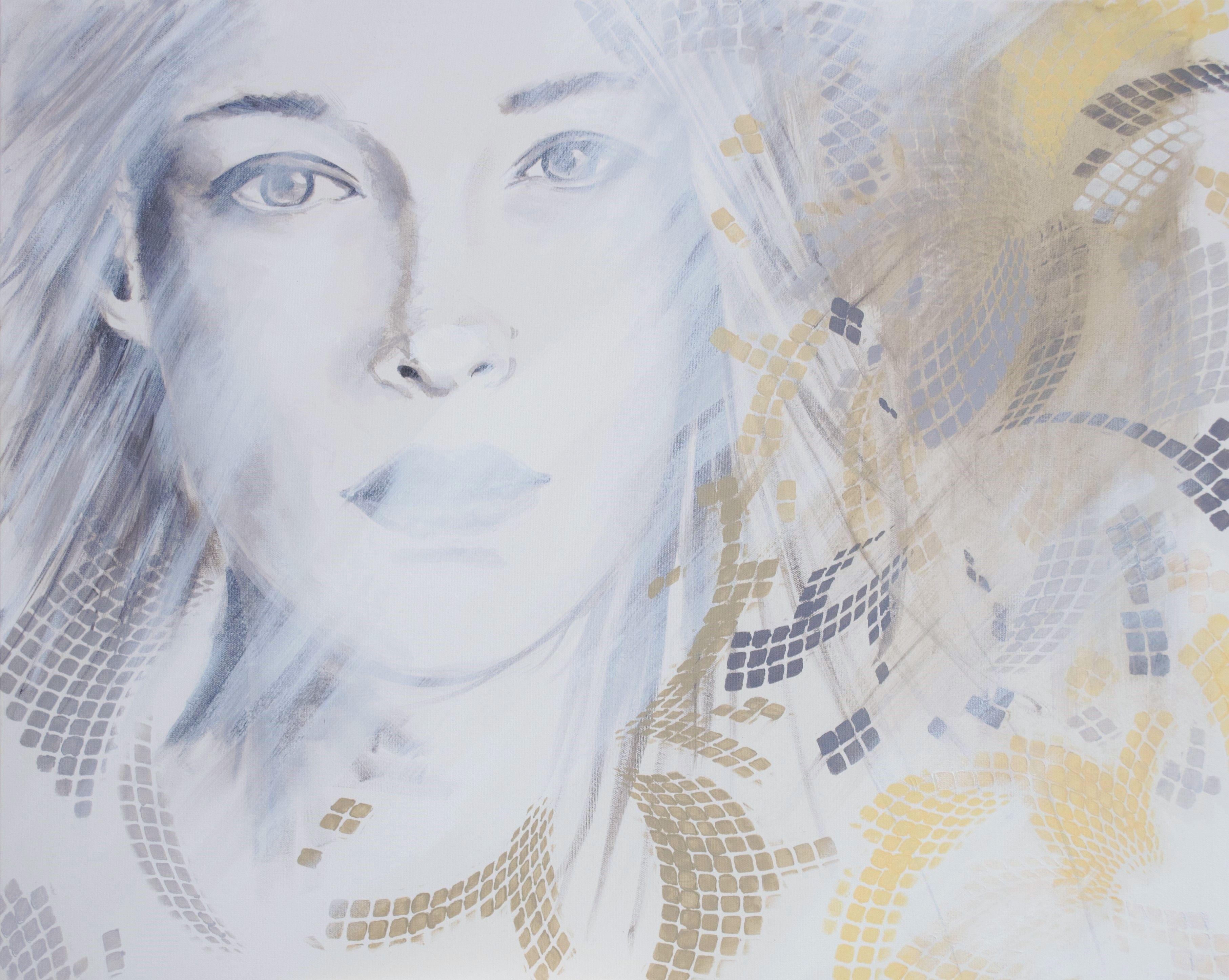 Grigio, Pittura, Acrilico su tela - Painting di Nadia NL