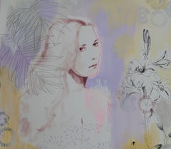 Lily, Painting, Acrylic on Paper