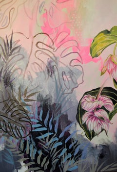 Medinilla Magnifica, Gemälde, Acryl auf Leinwand