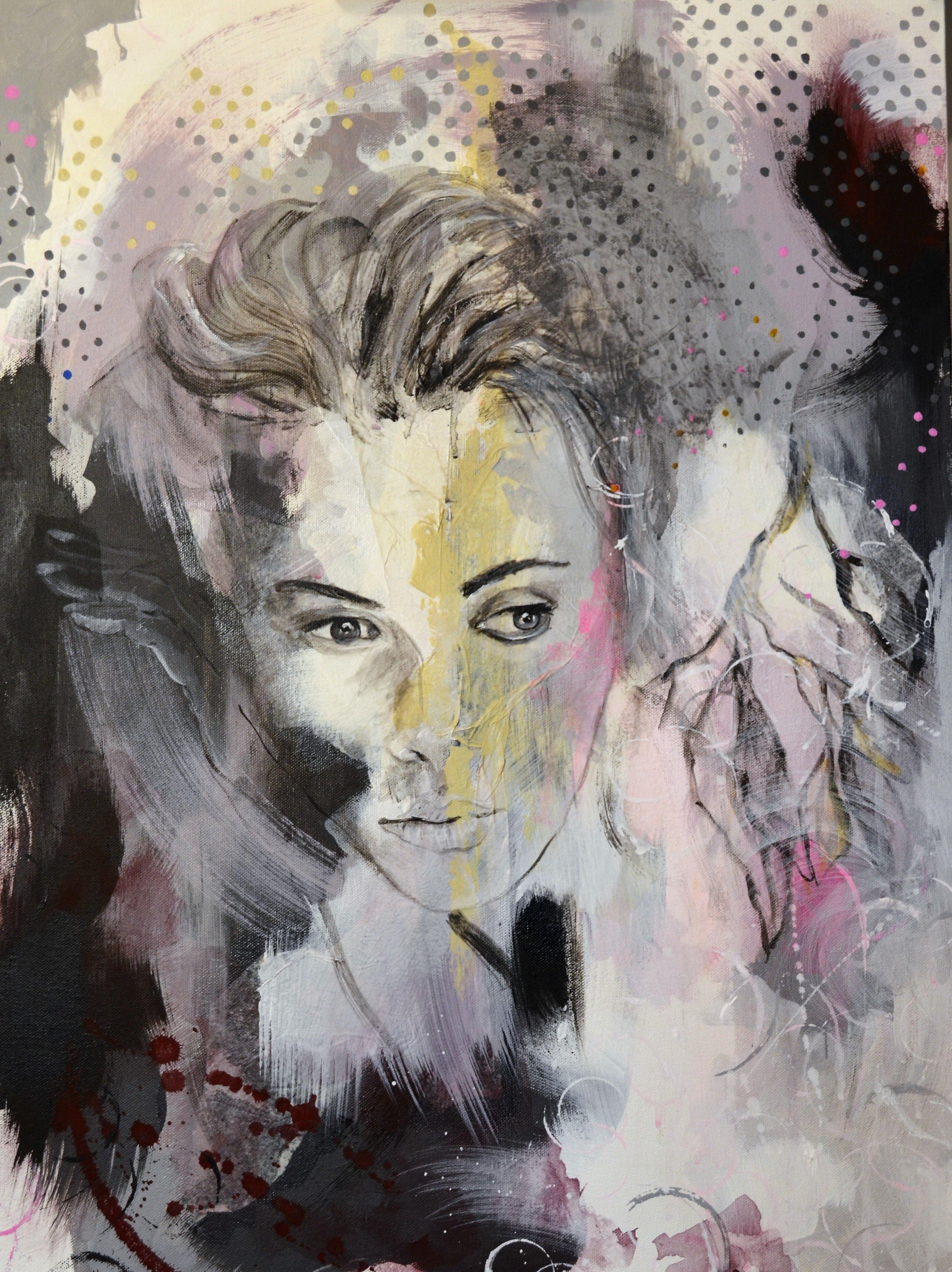 Deseos, Pintura, Acrílico sobre lienzo - Painting de Nadia NL