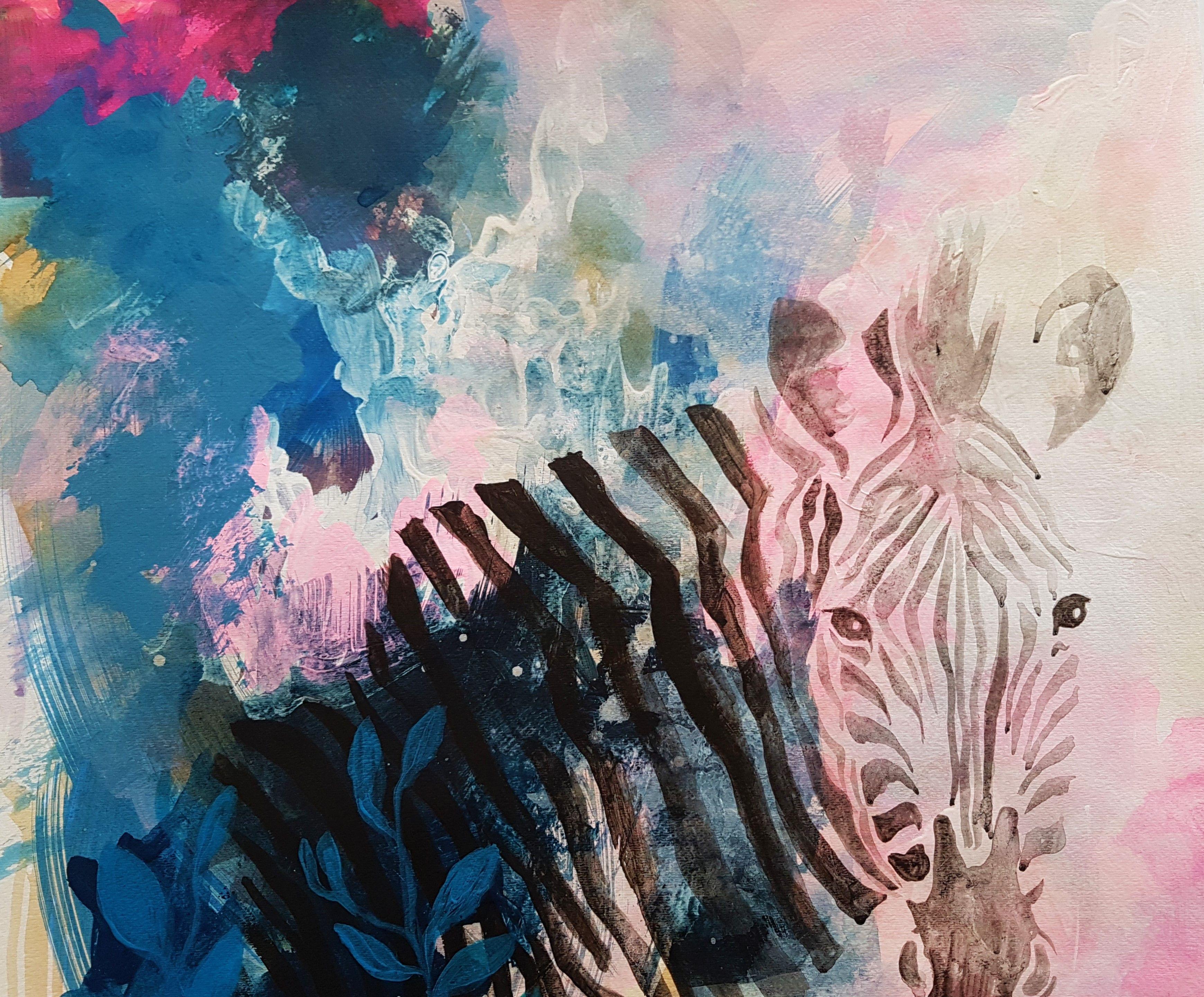Z, Pintura, Acrílico sobre papel - Painting de Nadia NL
