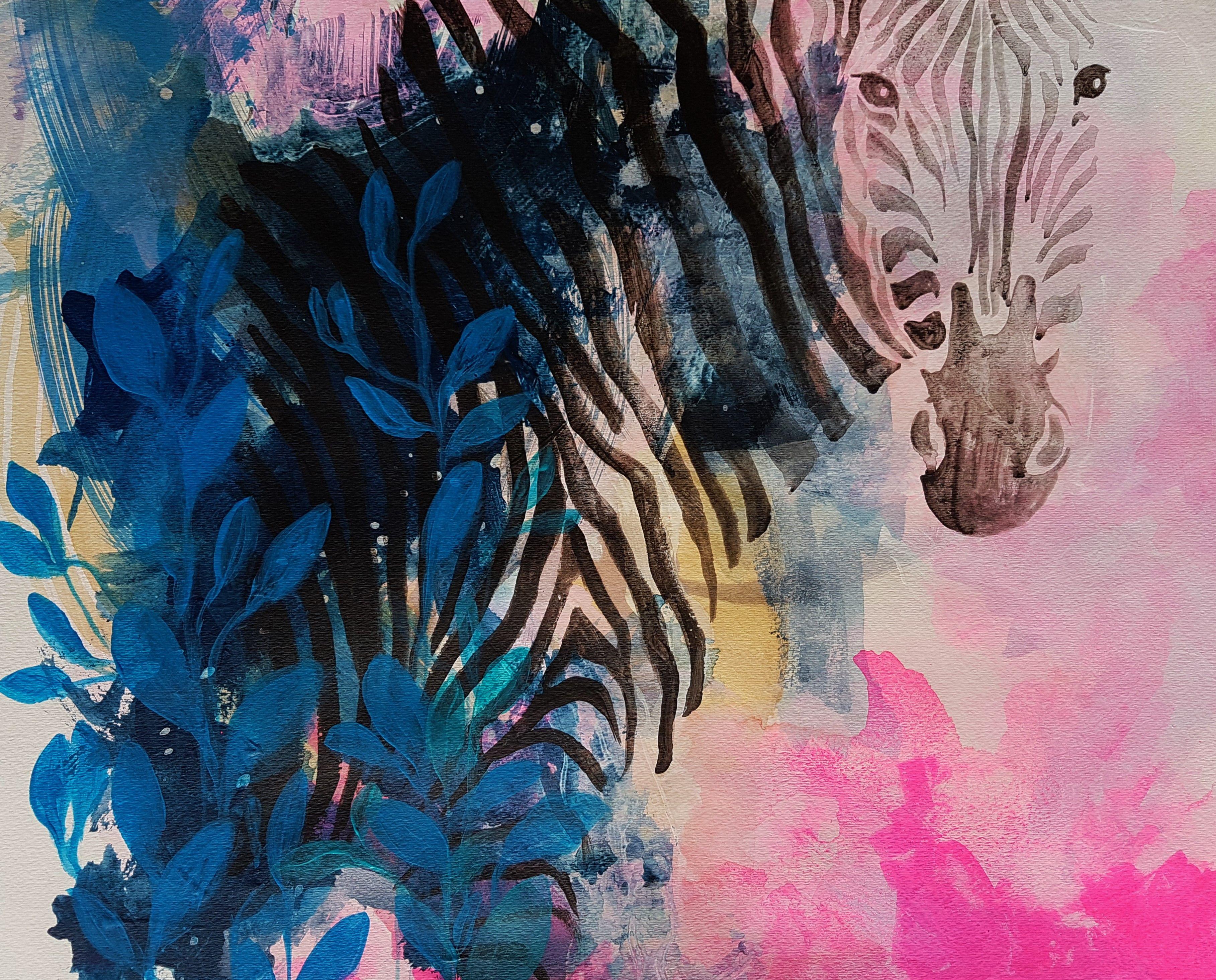 Z, Pintura, Acrílico sobre papel - Painting Realista de Nadia NL