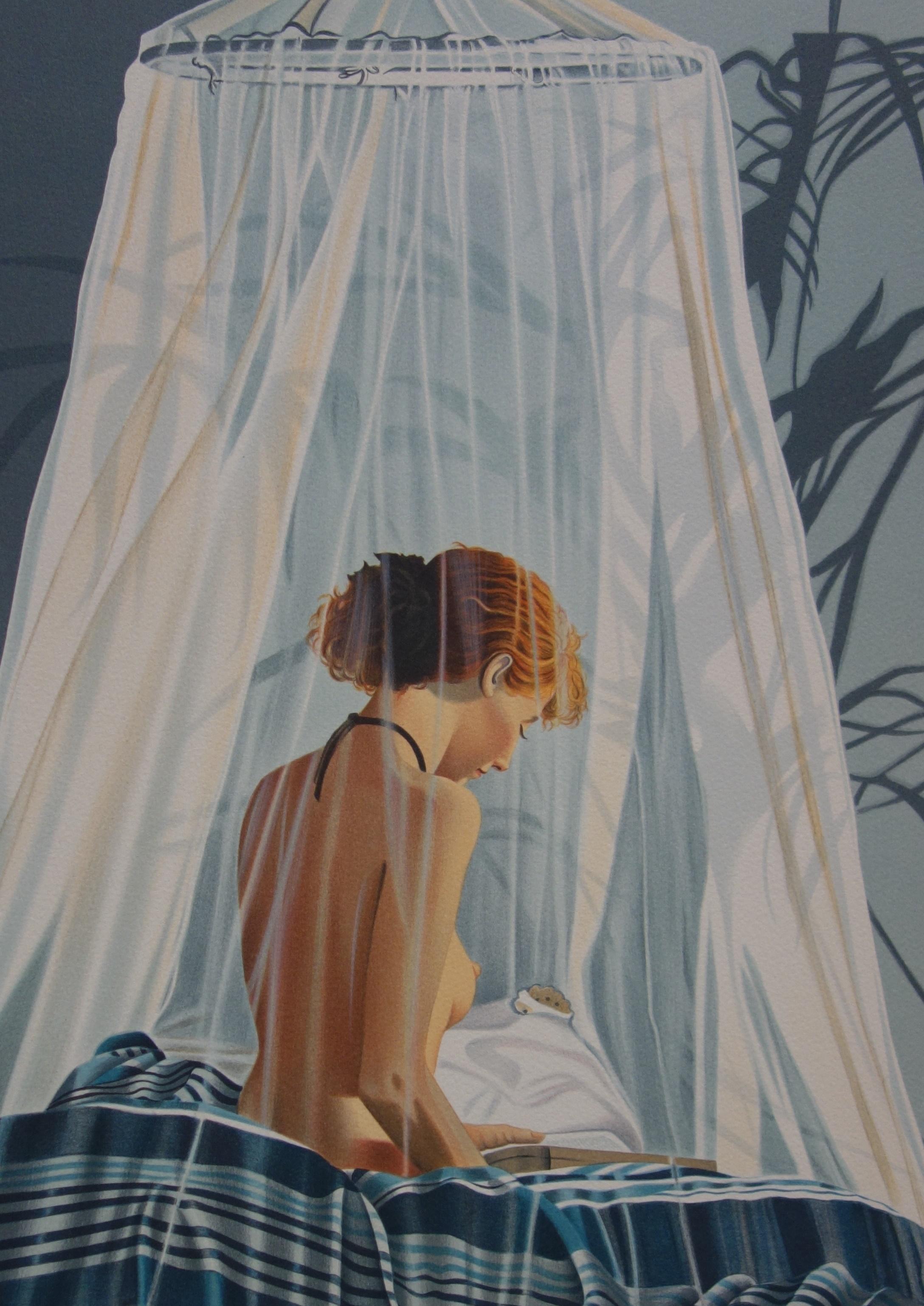 Nadine LE PRINCE (1942-)
Undressed on the Bed

Original lithograph
Handsigned in pencil
Limited /275 copies
On vellum 76 x 56 cm (c. 30 x 22 in)

Excellent condition