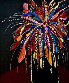 Celebration with colour (Acrylic on canvas)
