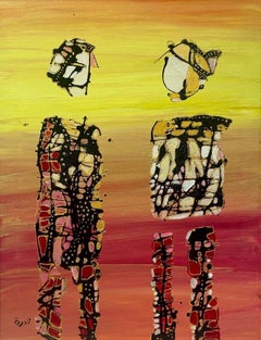 Chatting (Oil on canvas)