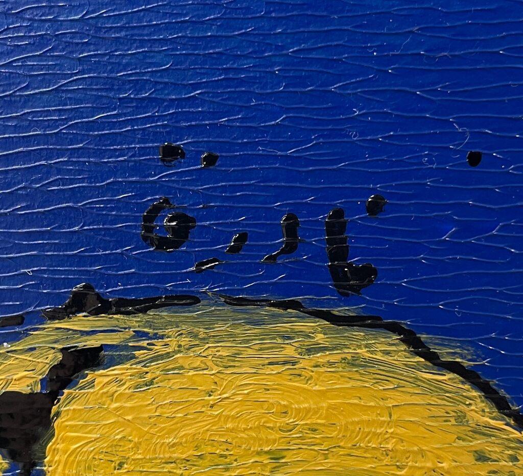 Up&Up (Huile sur toile) - Painting de Nadira Azzouz