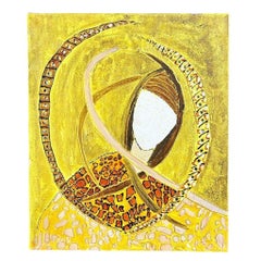 Dans le miroir (acrylique sur toile)
