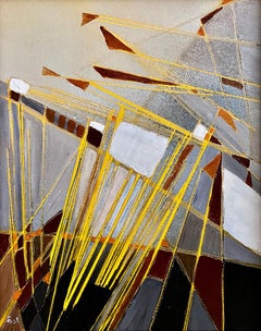Reaching to one point (Acrylic on canvas)