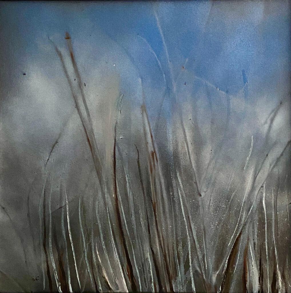 Nadira Azzouz Abstract Painting – Die Ernte I (Acryl auf Leinwand)