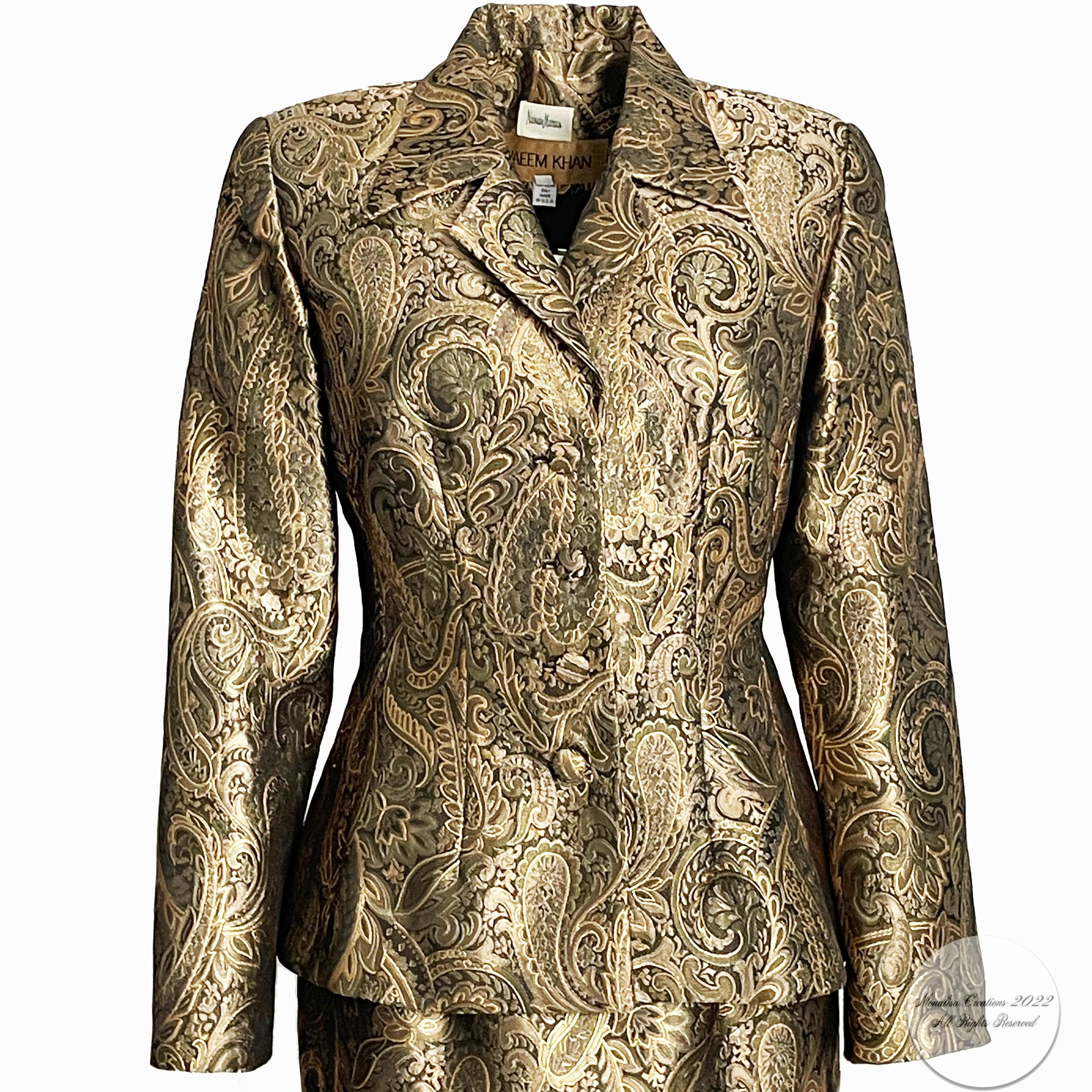 brocade suit jacket