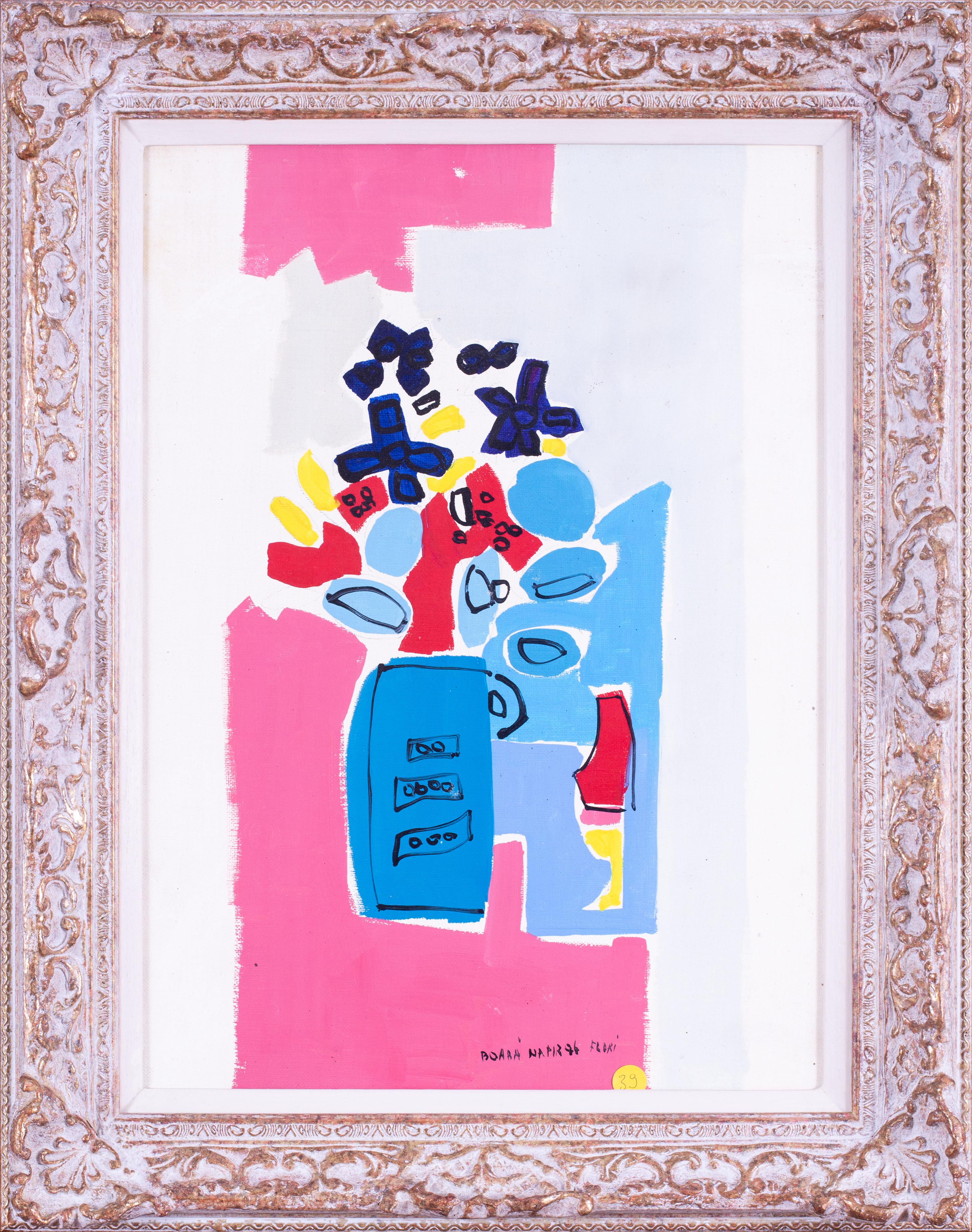 Abstraktes rumänisches Stillleben von Nafir Boaba 
Flori
