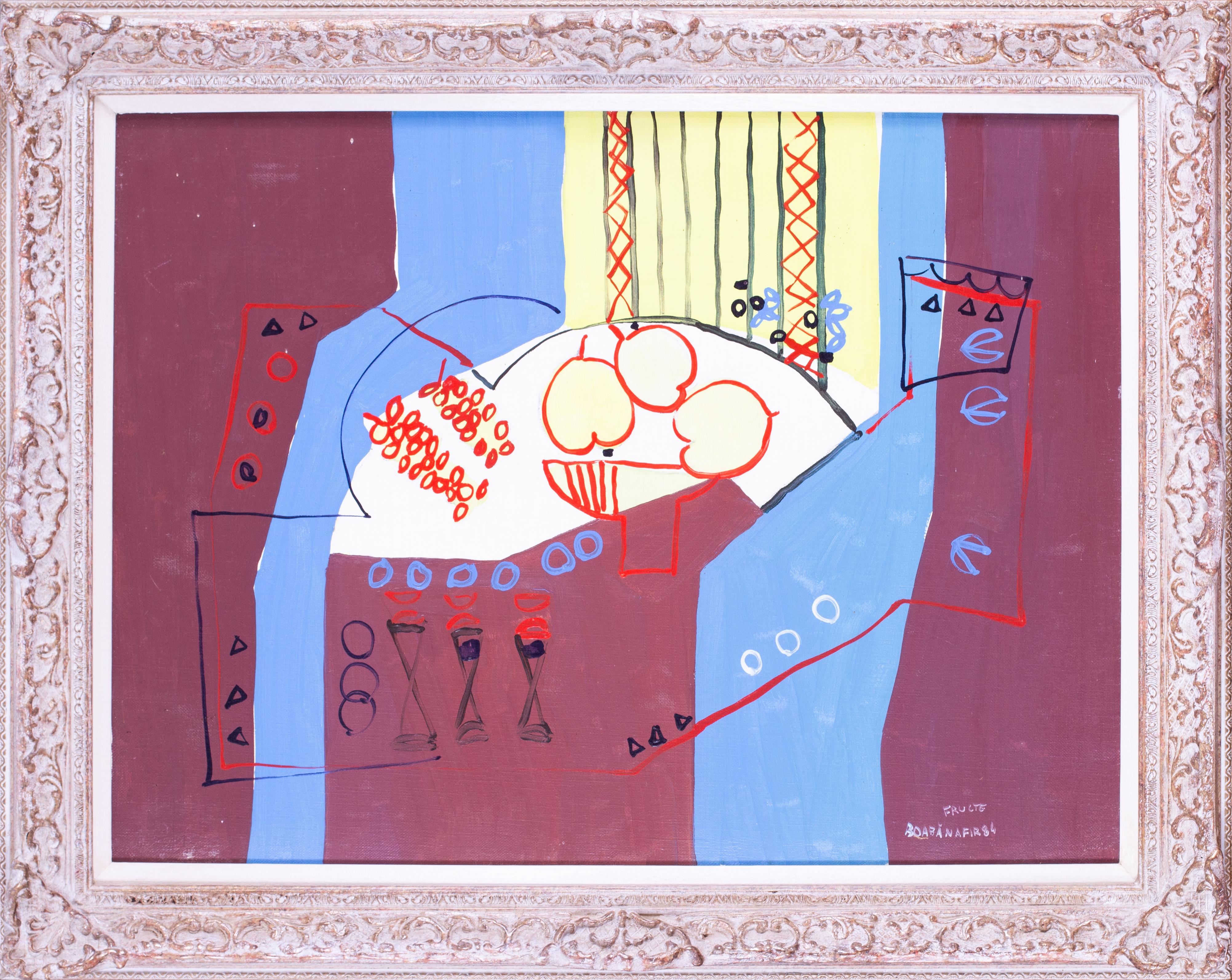 Abstraktes rumänisches Stillleben von Nafir Boaba 
Fructe
