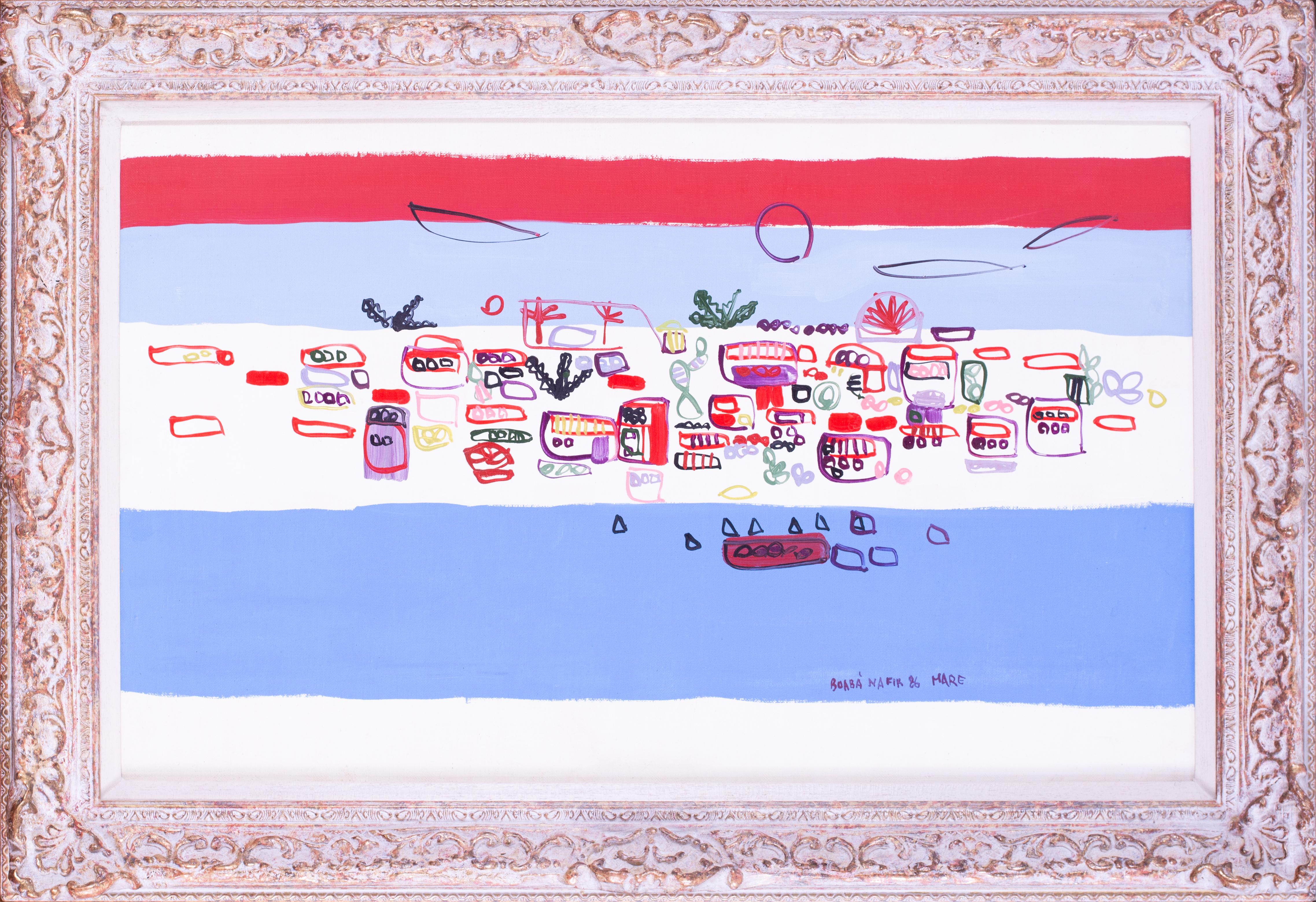 Abstraktes rumänisches Stillleben von Nafir Boaba 
Mare
